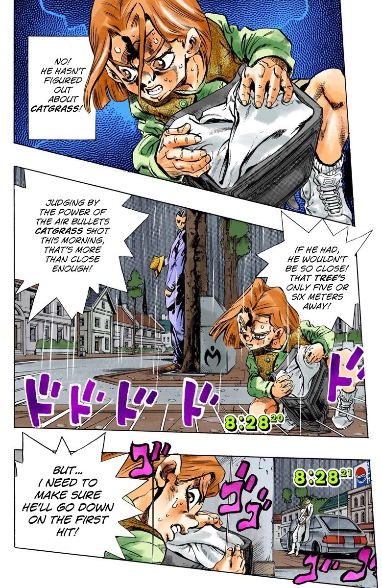 JoJo's Bizarre Adventure Part 4 - Diamond is Unbreakable (Official Colored) Chapter 160 page 3 - Chapter 160: Another One Bites the Dust Part 8