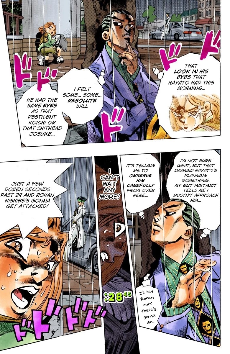 JoJo's Bizarre Adventure Part 4 - Diamond is Unbreakable (Official Colored) Chapter 160 page 6 - Chapter 160: Another One Bites the Dust Part 8