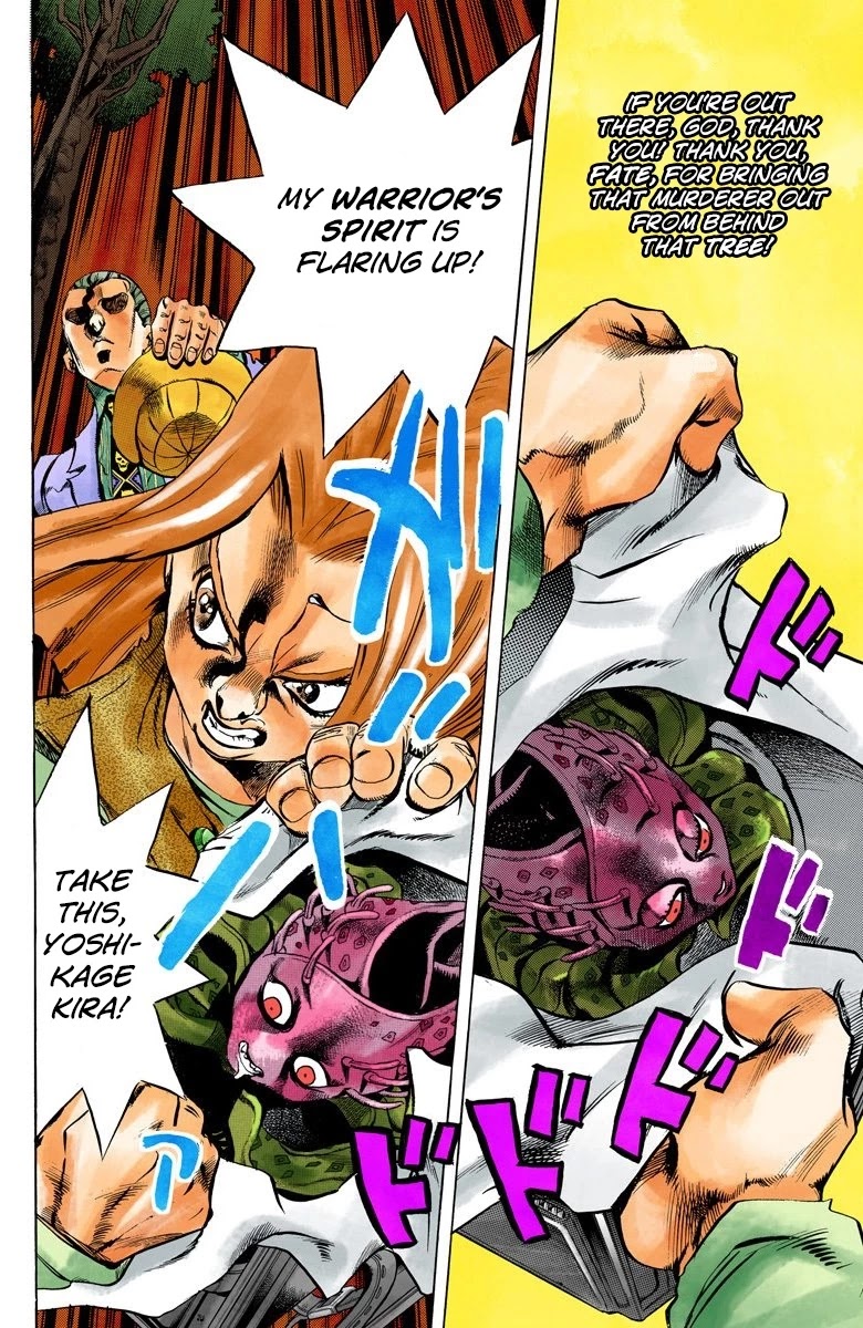 JoJo's Bizarre Adventure Part 4 - Diamond is Unbreakable (Official Colored) Chapter 160 page 9 - Chapter 160: Another One Bites the Dust Part 8