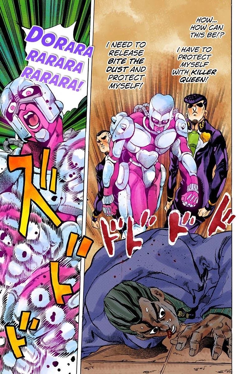 JoJo's Bizarre Adventure Part 4 - Diamond is Unbreakable (Official Colored) Chapter 161 page 15 - Chapter 161: Another One Bites the Dust Part 9