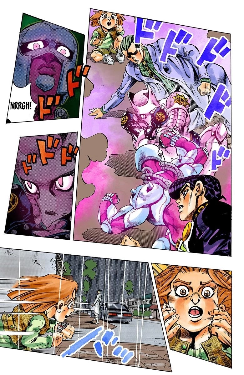 JoJo's Bizarre Adventure Part 4 - Diamond is Unbreakable (Official Colored) Chapter 161 page 17 - Chapter 161: Another One Bites the Dust Part 9