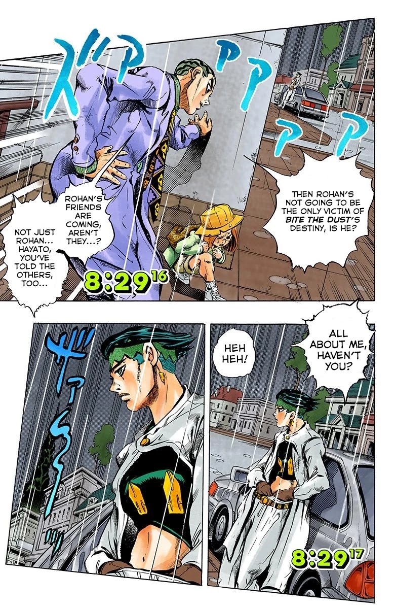 JoJo's Bizarre Adventure Part 4 - Diamond is Unbreakable (Official Colored) Chapter 161 page 4 - Chapter 161: Another One Bites the Dust Part 9