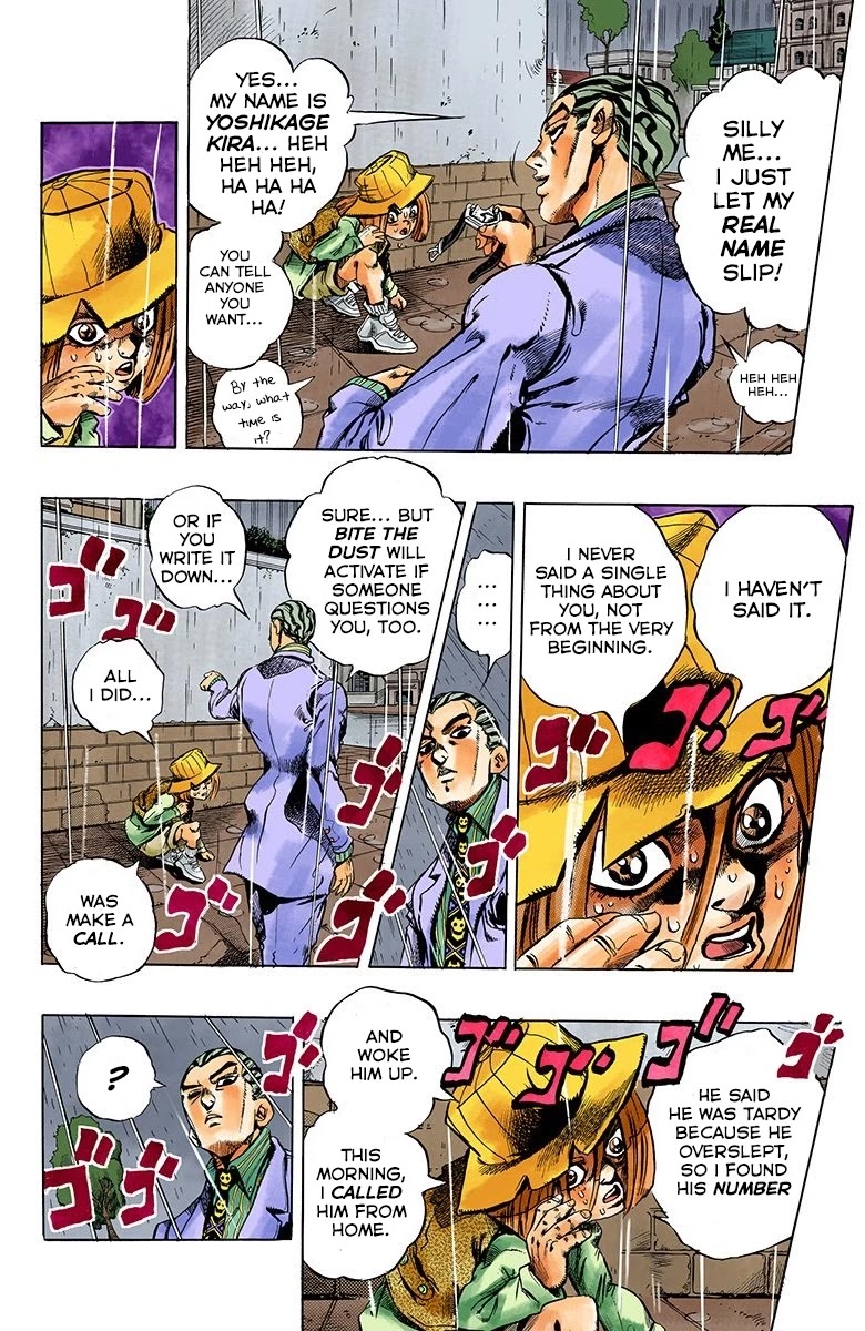 JoJo's Bizarre Adventure Part 4 - Diamond is Unbreakable (Official Colored) Chapter 161 page 7 - Chapter 161: Another One Bites the Dust Part 9
