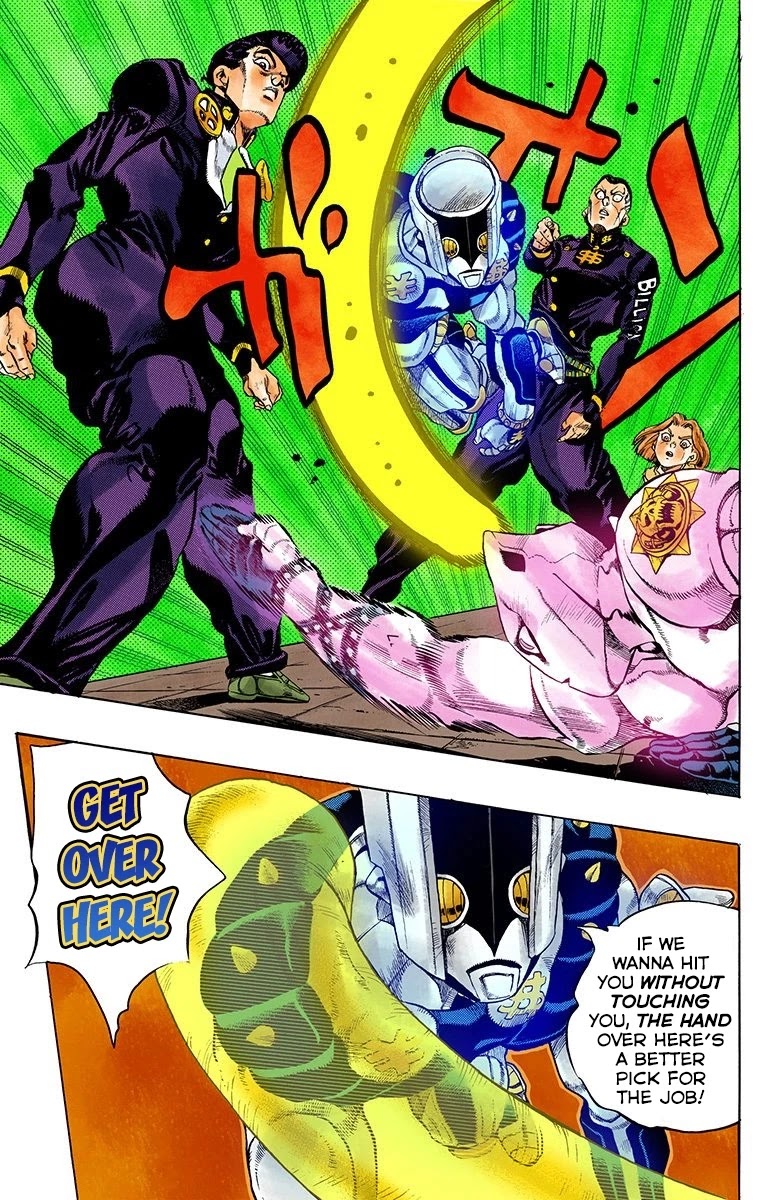 JoJo's Bizarre Adventure Part 4 - Diamond is Unbreakable (Official Colored) Chapter 162 page 13 - Chapter 162: Another One Bites the Dust Part 10