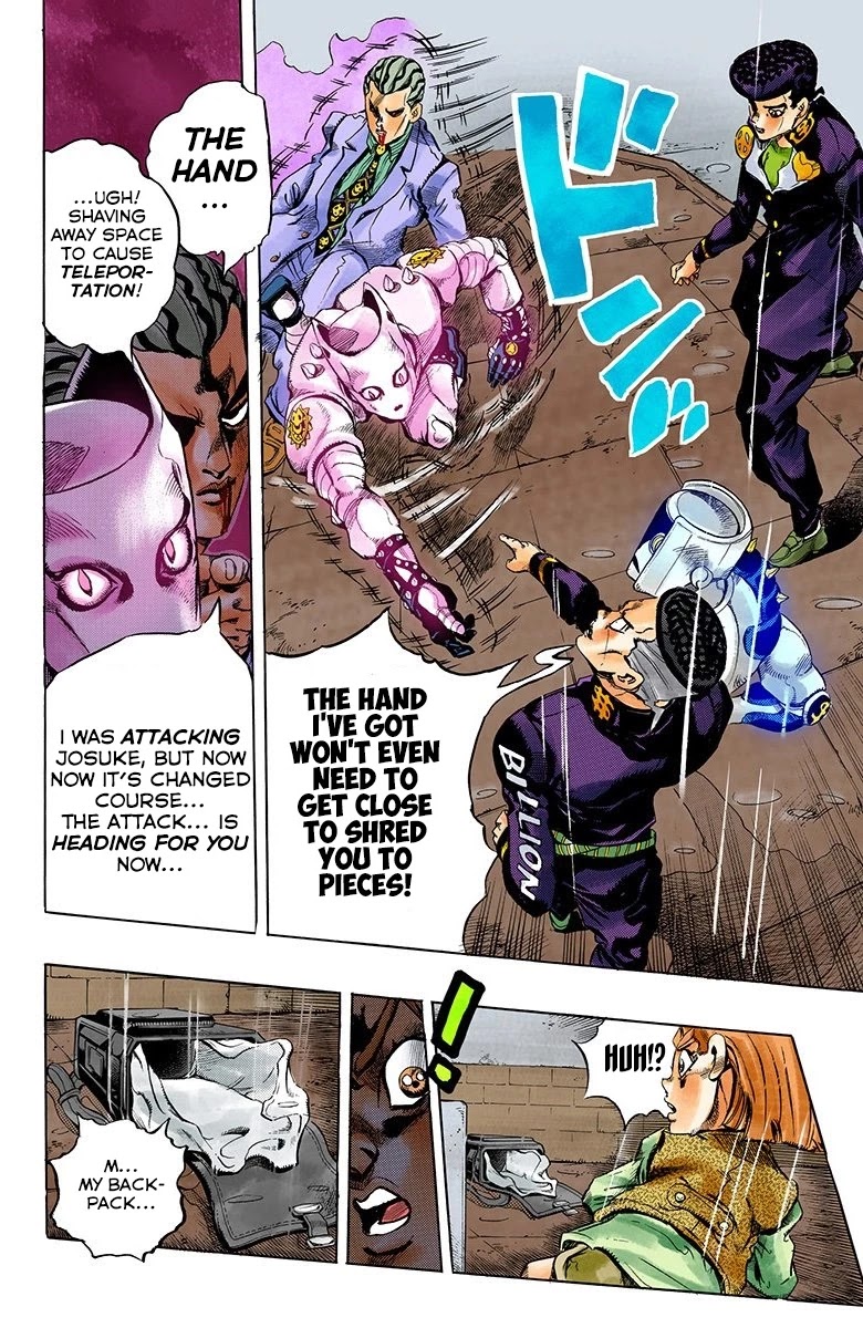 JoJo's Bizarre Adventure Part 4 - Diamond is Unbreakable (Official Colored) Chapter 162 page 14 - Chapter 162: Another One Bites the Dust Part 10