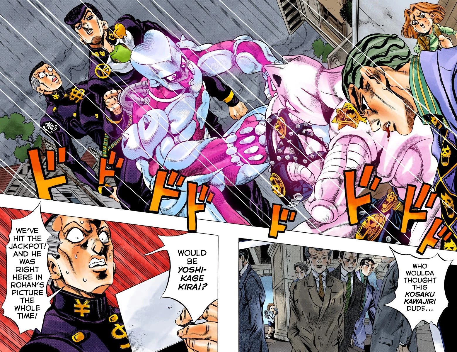 JoJo's Bizarre Adventure Part 4 - Diamond is Unbreakable (Official Colored) Chapter 162 page 3 - Chapter 162: Another One Bites the Dust Part 10