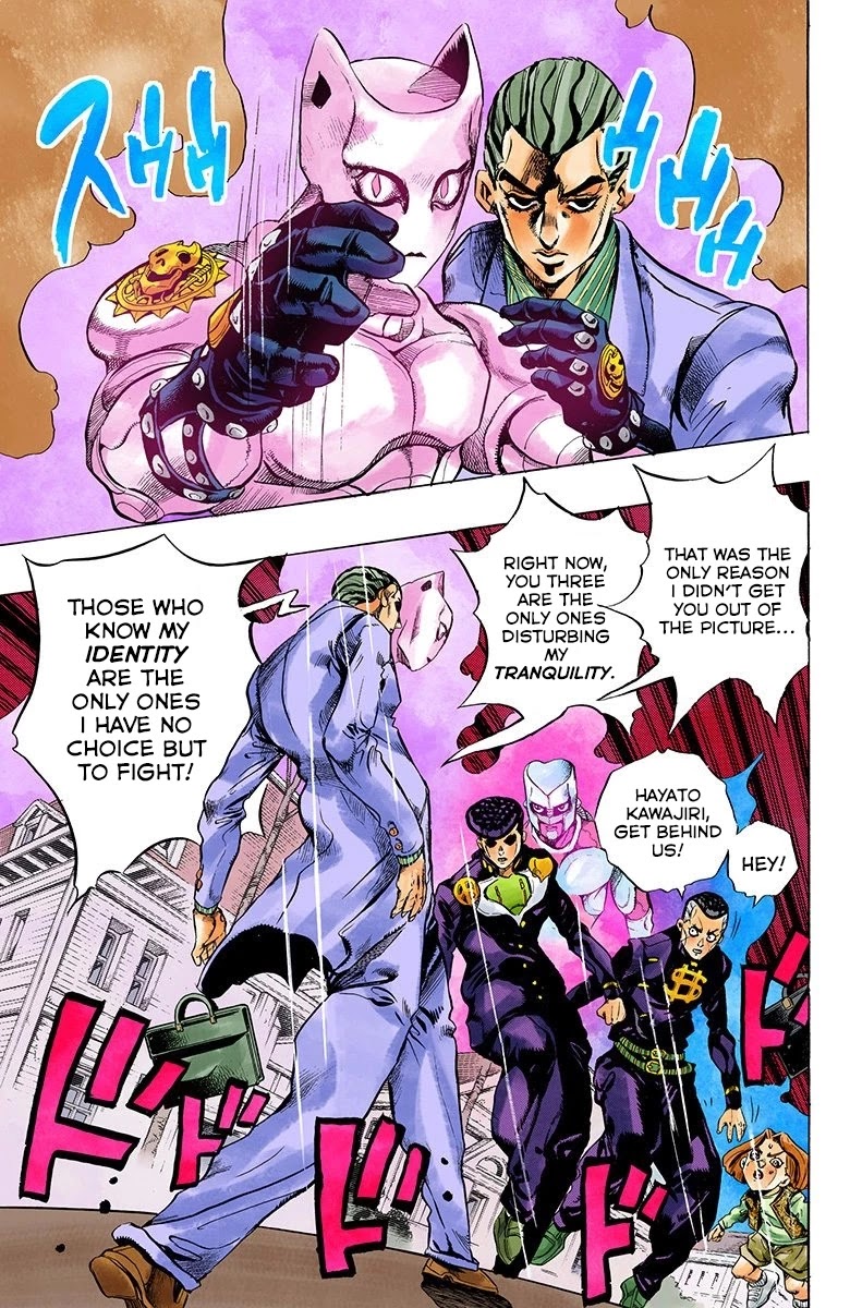 JoJo's Bizarre Adventure Part 4 - Diamond is Unbreakable (Official Colored) Chapter 162 page 7 - Chapter 162: Another One Bites the Dust Part 10