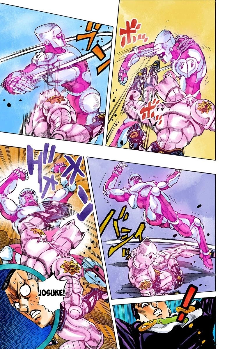 JoJo's Bizarre Adventure Part 4 - Diamond is Unbreakable (Official Colored) Chapter 162 page 9 - Chapter 162: Another One Bites the Dust Part 10
