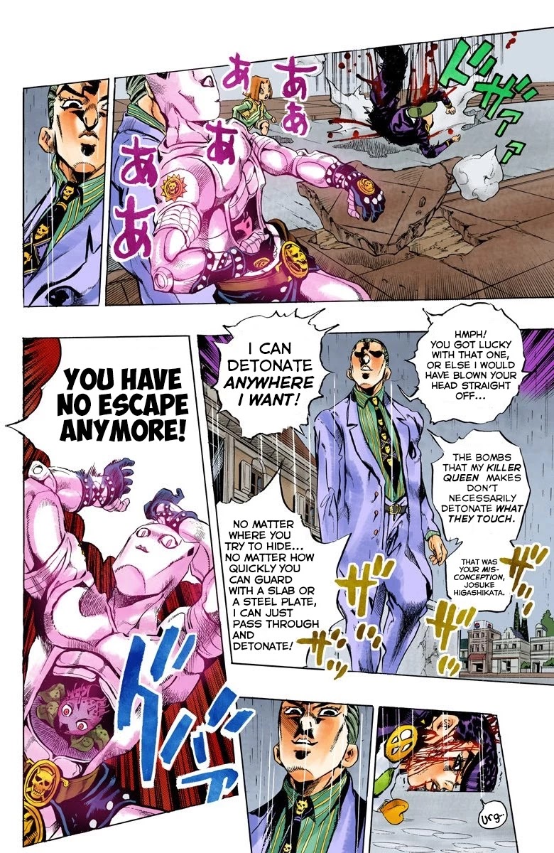 JoJo's Bizarre Adventure Part 4 - Diamond is Unbreakable (Official Colored) Chapter 163 page 15 - Chapter 163: Crazy Diamond is Unbreakable Part 1