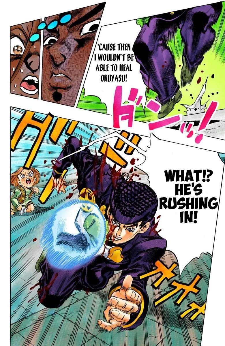 JoJo's Bizarre Adventure Part 4 - Diamond is Unbreakable (Official Colored) Chapter 163 page 17 - Chapter 163: Crazy Diamond is Unbreakable Part 1