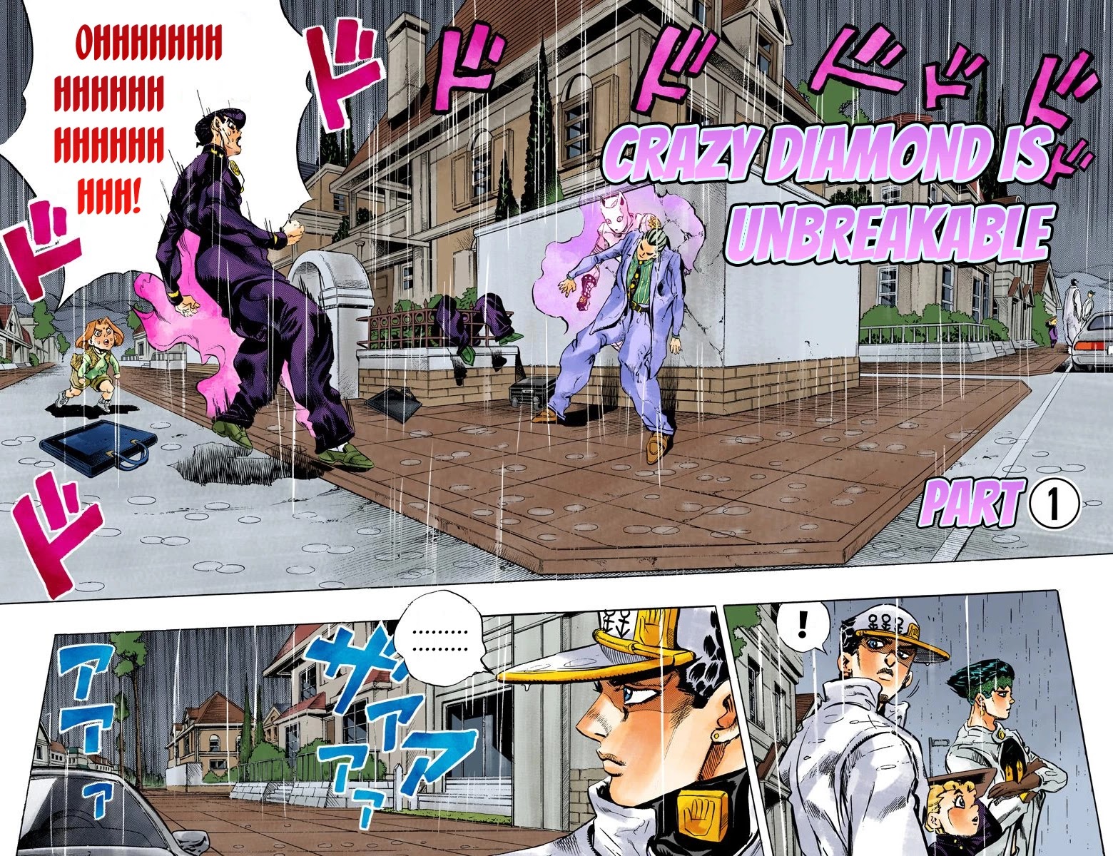 JoJo's Bizarre Adventure Part 4 - Diamond is Unbreakable (Official Colored) Chapter 163 page 4 - Chapter 163: Crazy Diamond is Unbreakable Part 1