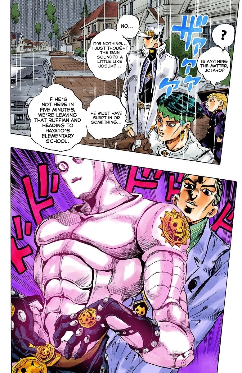 JoJo's Bizarre Adventure Part 4 - Diamond is Unbreakable (Official Colored) Chapter 163 page 5 - Chapter 163: Crazy Diamond is Unbreakable Part 1