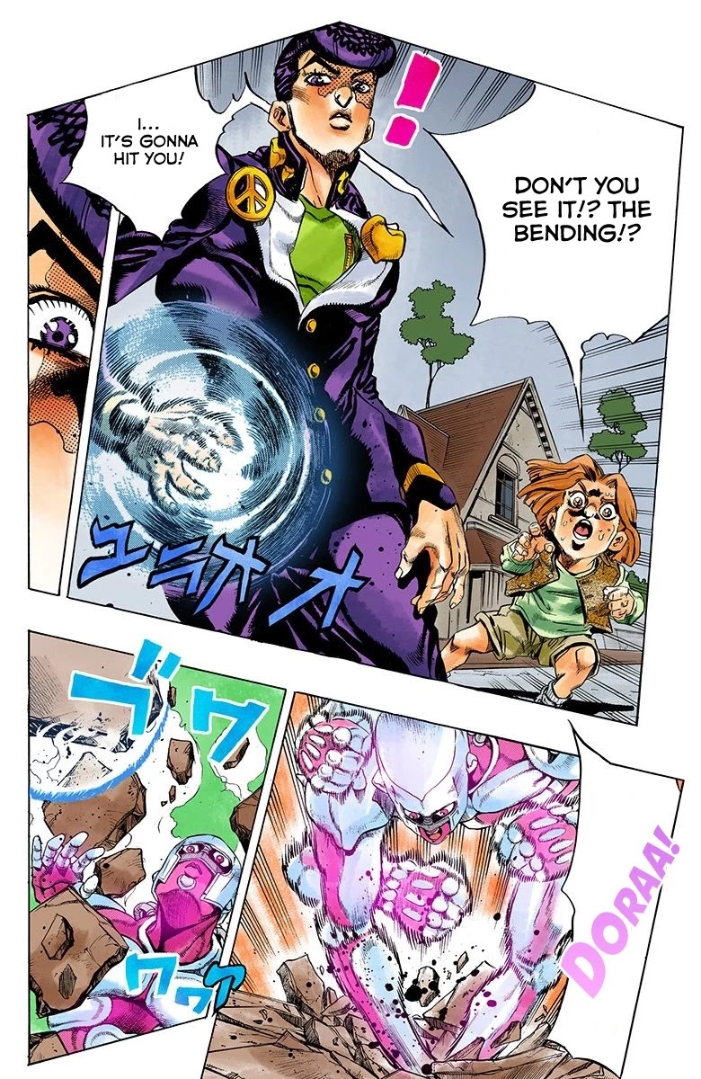 JoJo's Bizarre Adventure Part 4 - Diamond is Unbreakable (Official Colored) Chapter 163 page 9 - Chapter 163: Crazy Diamond is Unbreakable Part 1