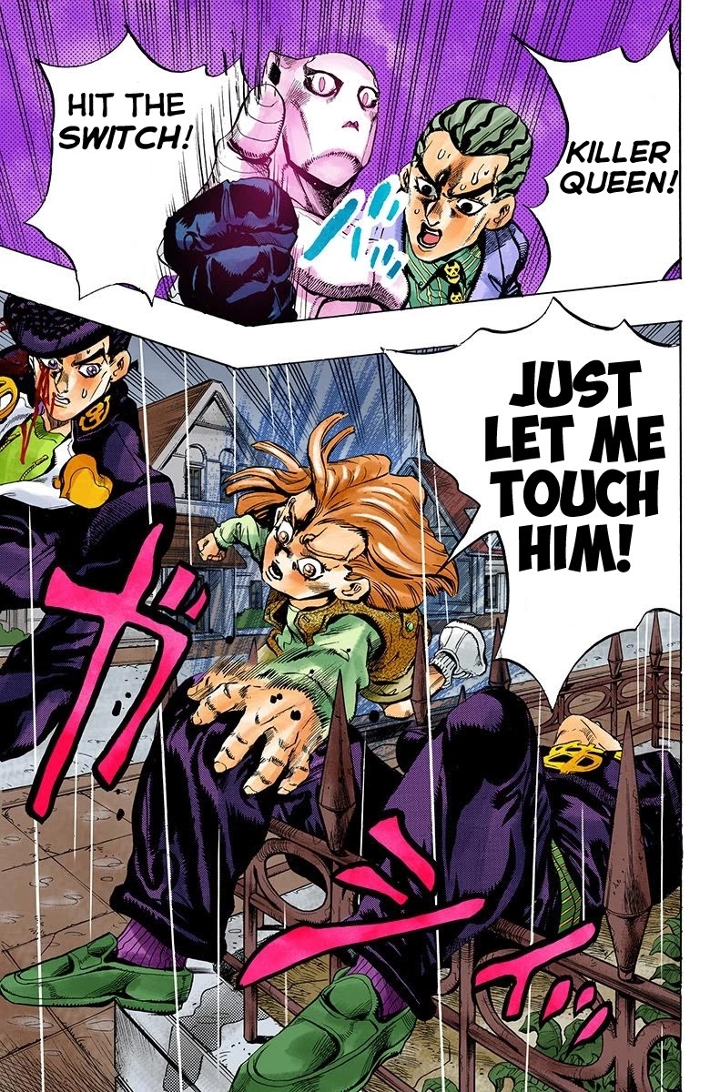 JoJo's Bizarre Adventure Part 4 - Diamond is Unbreakable (Official Colored) Chapter 164 page 10 - Chapter 164: Crazy Diamond is Unbreakable Part 2