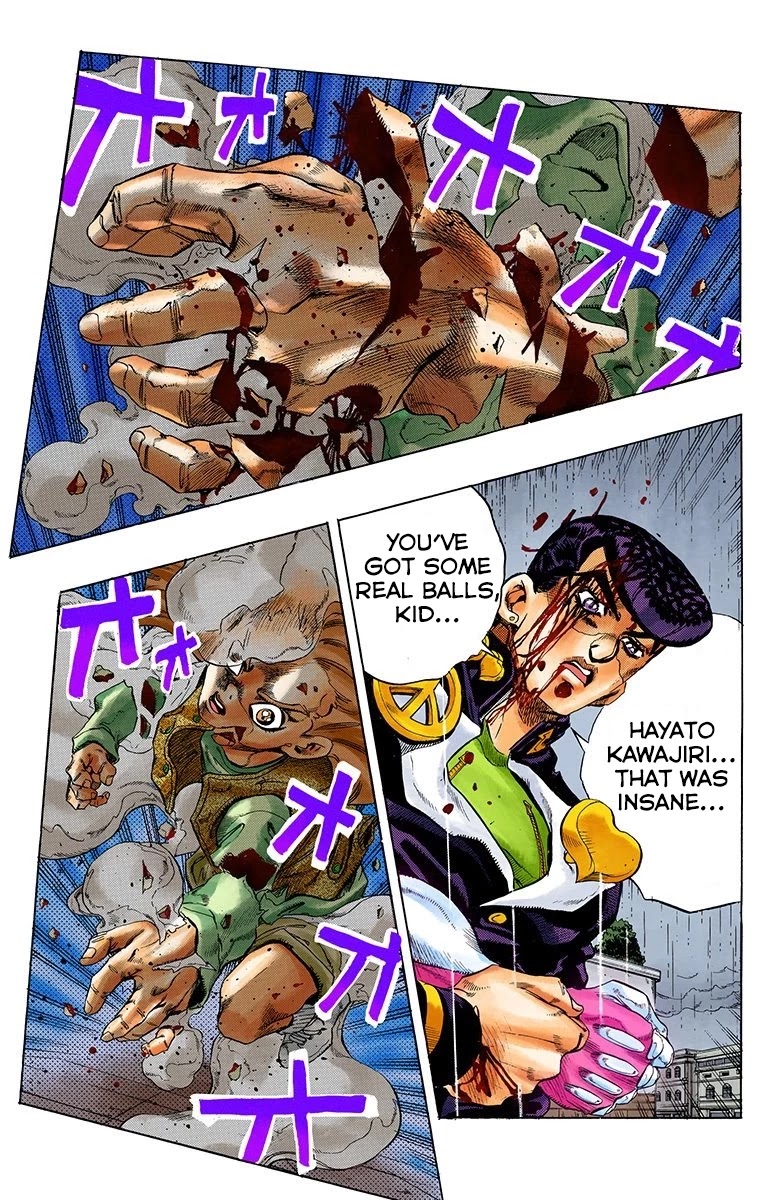 JoJo's Bizarre Adventure Part 4 - Diamond is Unbreakable (Official Colored) Chapter 164 page 14 - Chapter 164: Crazy Diamond is Unbreakable Part 2