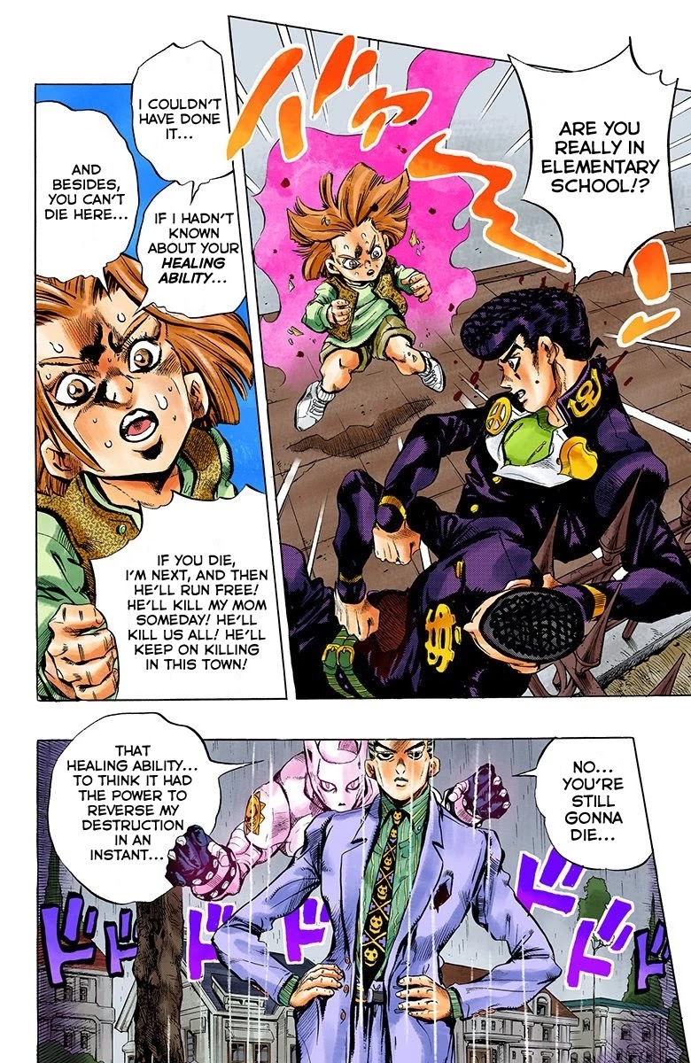JoJo's Bizarre Adventure Part 4 - Diamond is Unbreakable (Official Colored) Chapter 164 page 15 - Chapter 164: Crazy Diamond is Unbreakable Part 2