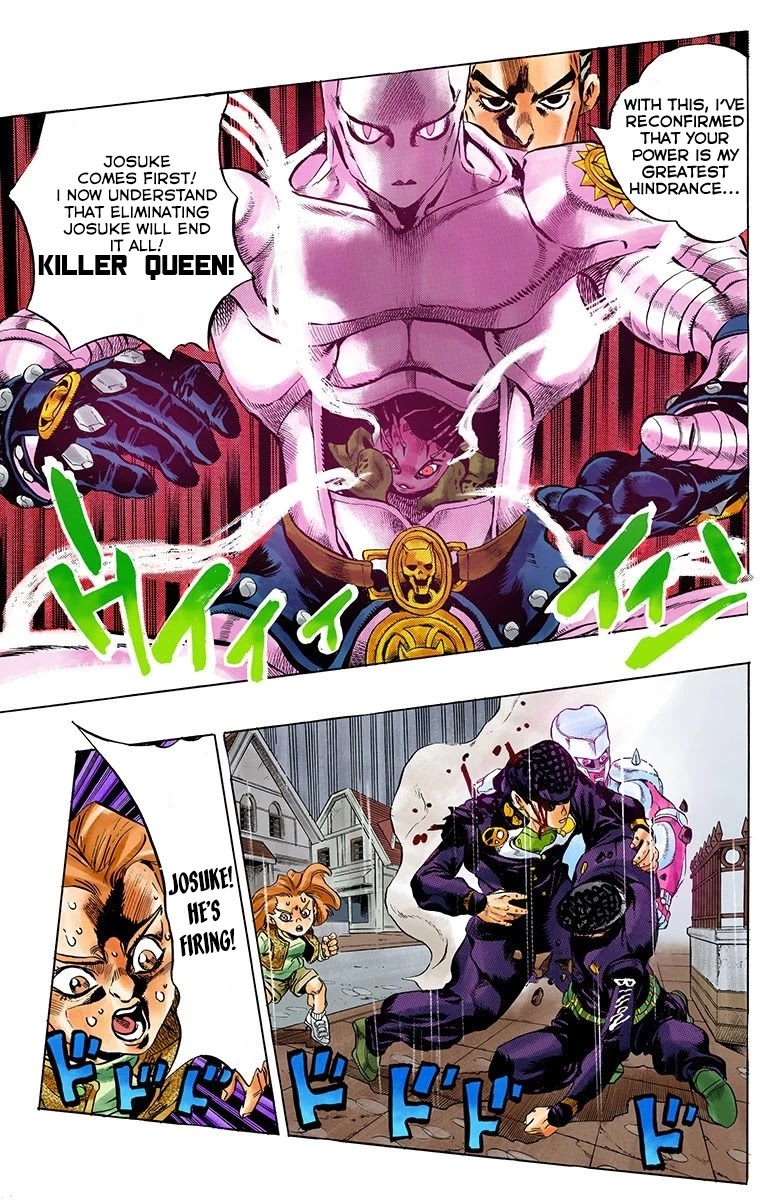 JoJo's Bizarre Adventure Part 4 - Diamond is Unbreakable (Official Colored) Chapter 164 page 16 - Chapter 164: Crazy Diamond is Unbreakable Part 2