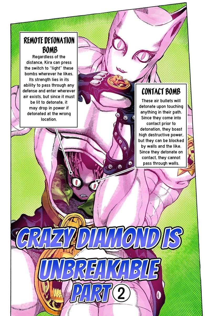 JoJo's Bizarre Adventure Part 4 - Diamond is Unbreakable (Official Colored) Chapter 164 page 3 - Chapter 164: Crazy Diamond is Unbreakable Part 2