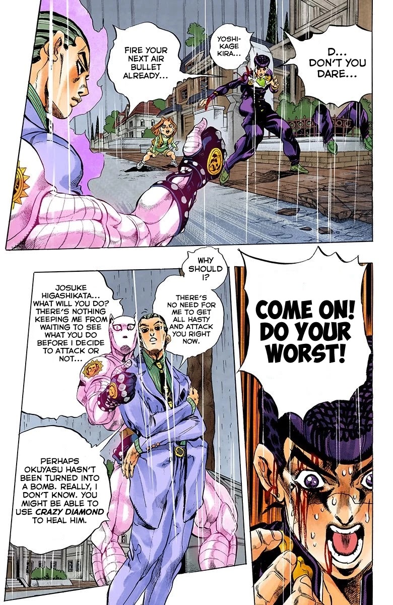 JoJo's Bizarre Adventure Part 4 - Diamond is Unbreakable (Official Colored) Chapter 164 page 6 - Chapter 164: Crazy Diamond is Unbreakable Part 2