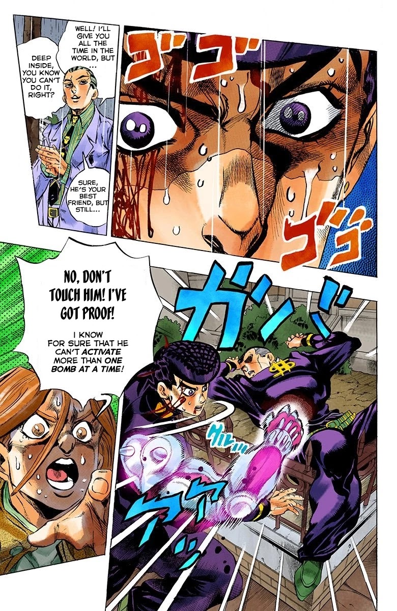 JoJo's Bizarre Adventure Part 4 - Diamond is Unbreakable (Official Colored) Chapter 164 page 8 - Chapter 164: Crazy Diamond is Unbreakable Part 2