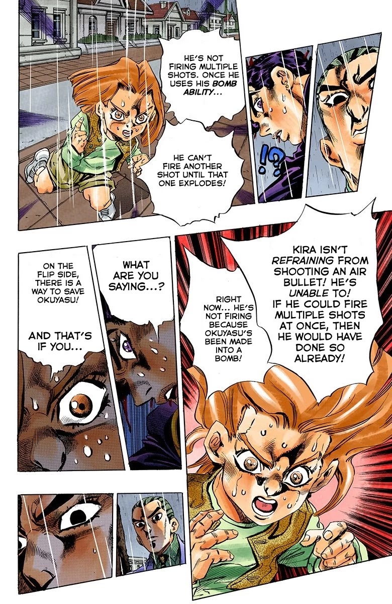 JoJo's Bizarre Adventure Part 4 - Diamond is Unbreakable (Official Colored) Chapter 164 page 9 - Chapter 164: Crazy Diamond is Unbreakable Part 2