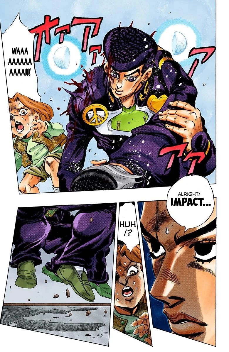 JoJo's Bizarre Adventure Part 4 - Diamond is Unbreakable (Official Colored) Chapter 165 page 14 - Chapter 165: Crazy Diamond is Unbreakable Part 3