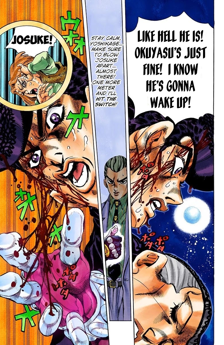 JoJo's Bizarre Adventure Part 4 - Diamond is Unbreakable (Official Colored) Chapter 165 page 8 - Chapter 165: Crazy Diamond is Unbreakable Part 3