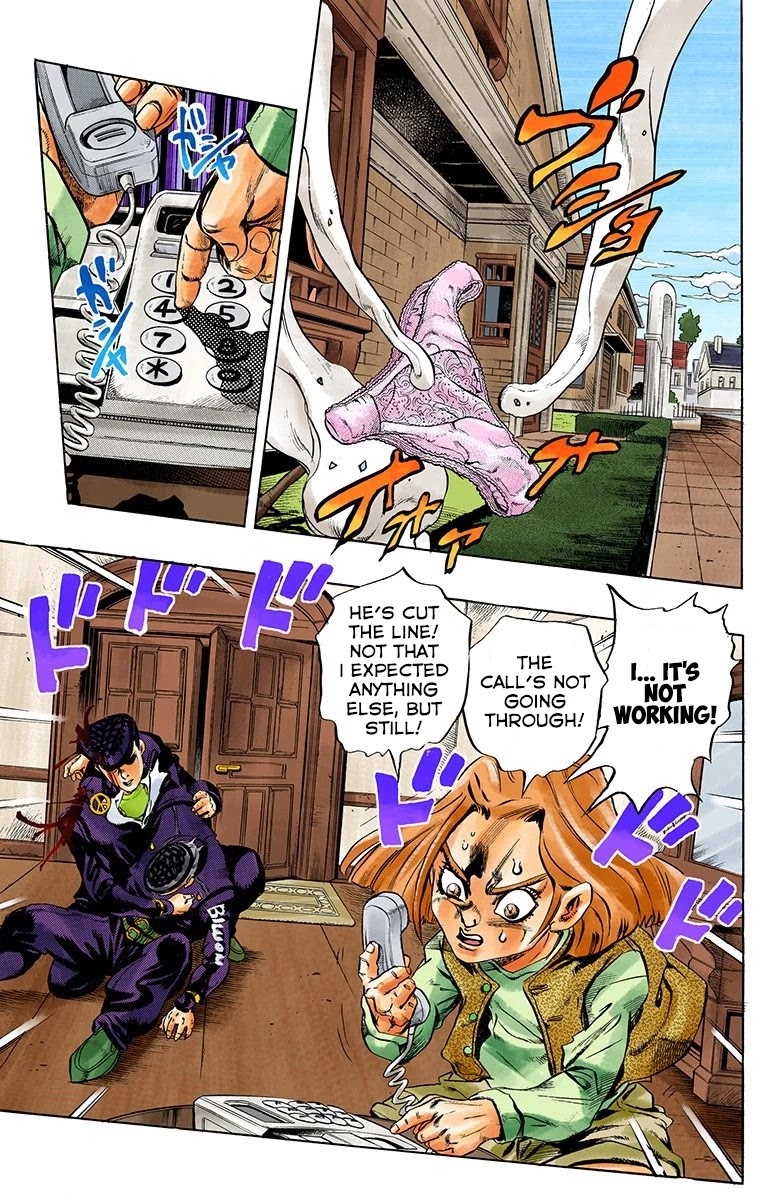 JoJo's Bizarre Adventure Part 4 - Diamond is Unbreakable (Official Colored) Chapter 166 page 10 - Chapter 166: Crazy Diamond is Unbreakable Part 4