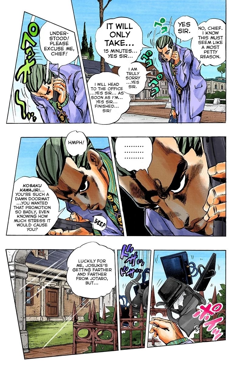 JoJo's Bizarre Adventure Part 4 - Diamond is Unbreakable (Official Colored) Chapter 166 page 4 - Chapter 166: Crazy Diamond is Unbreakable Part 4