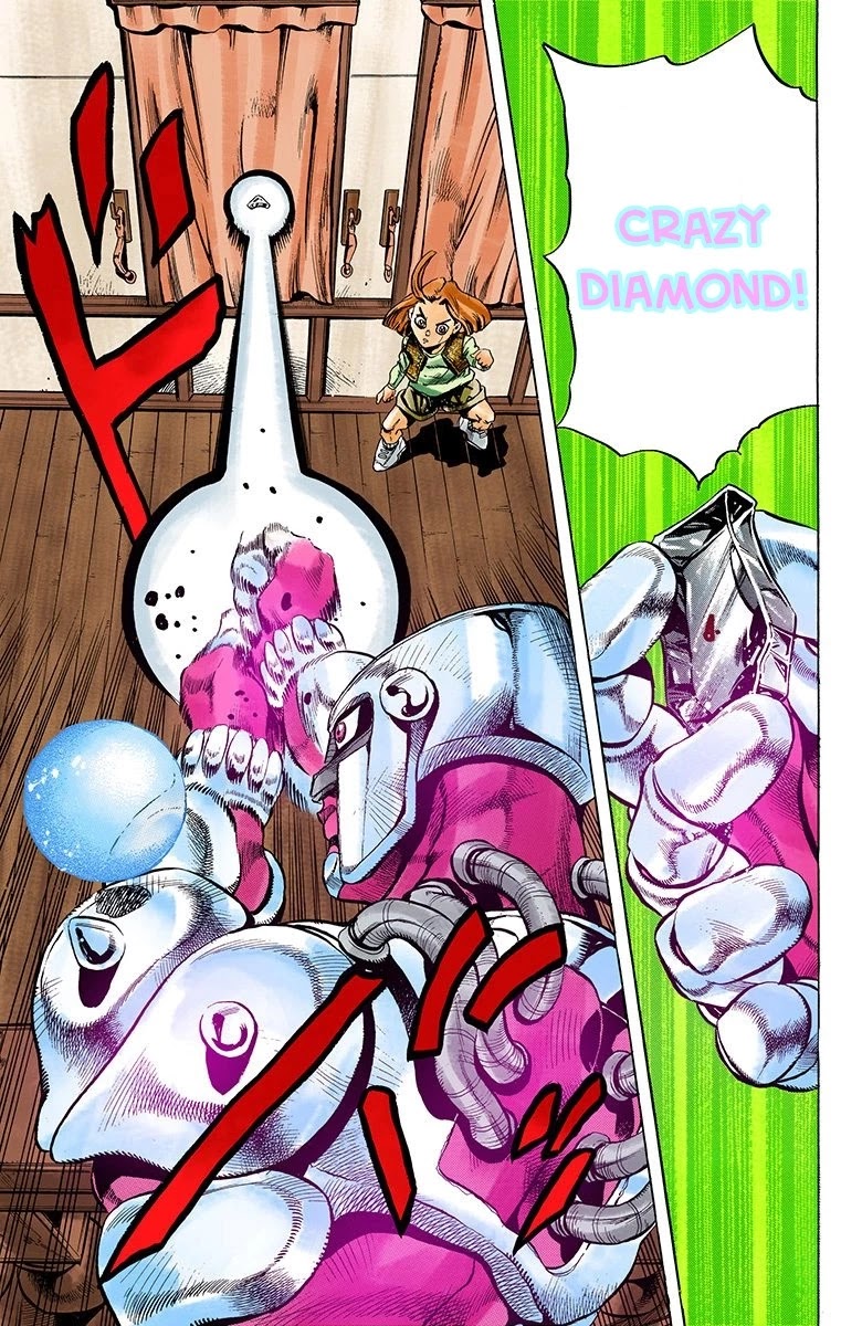 JoJo's Bizarre Adventure Part 4 - Diamond is Unbreakable (Official Colored) Chapter 167 page 13 - Chapter 167: Crazy Diamond is Unbreakable Part 5