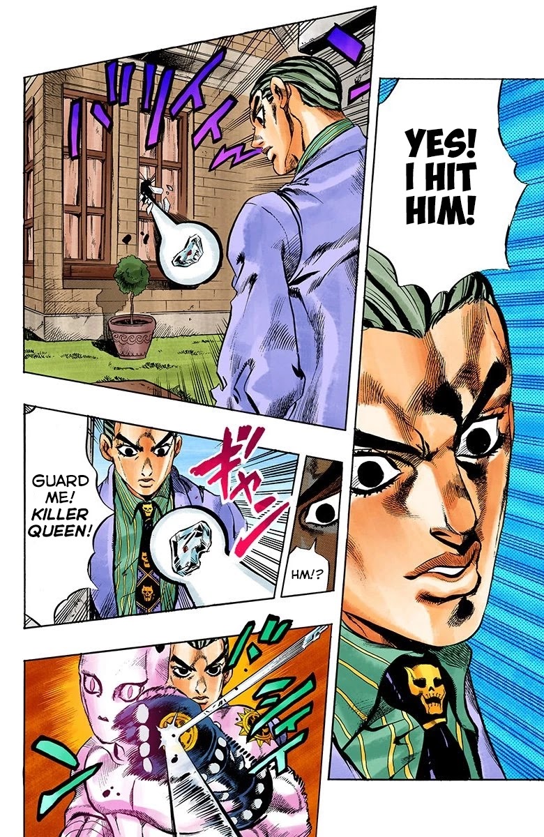 JoJo's Bizarre Adventure Part 4 - Diamond is Unbreakable (Official Colored) Chapter 167 page 16 - Chapter 167: Crazy Diamond is Unbreakable Part 5