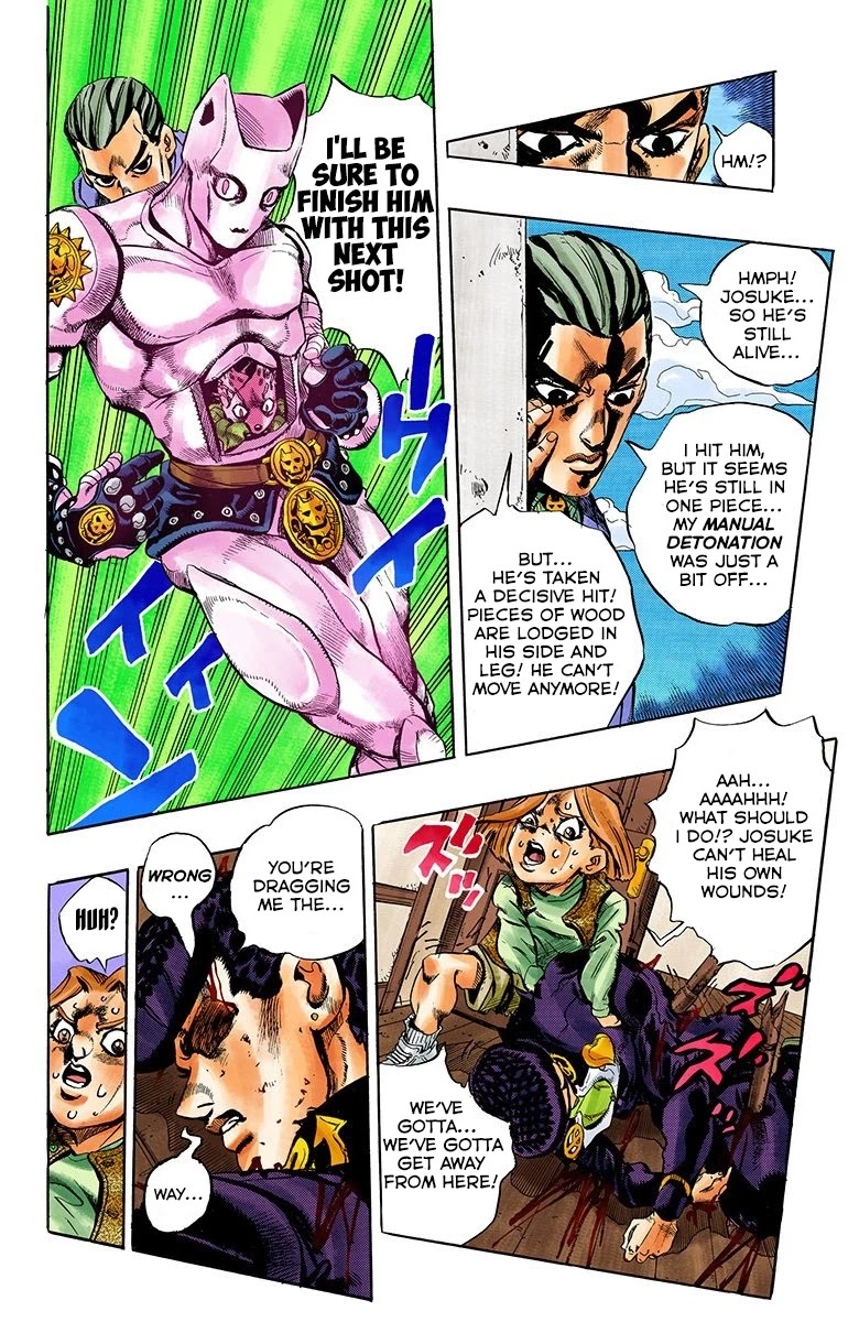 JoJo's Bizarre Adventure Part 4 - Diamond is Unbreakable (Official Colored) Chapter 167 page 18 - Chapter 167: Crazy Diamond is Unbreakable Part 5