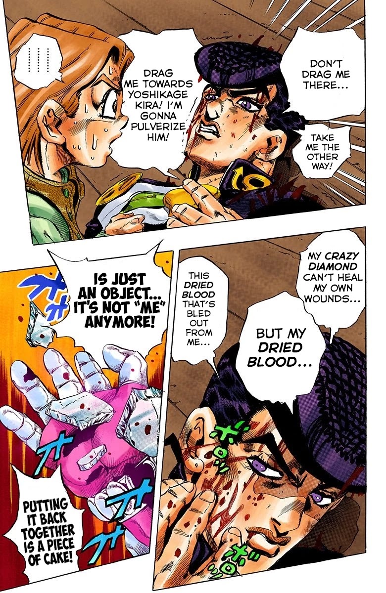 JoJo's Bizarre Adventure Part 4 - Diamond is Unbreakable (Official Colored) Chapter 167 page 19 - Chapter 167: Crazy Diamond is Unbreakable Part 5