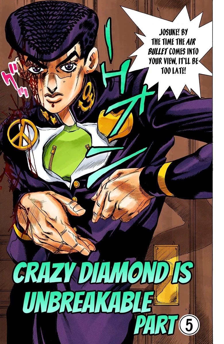 JoJo's Bizarre Adventure Part 4 - Diamond is Unbreakable (Official Colored) Chapter 167 page 2 - Chapter 167: Crazy Diamond is Unbreakable Part 5