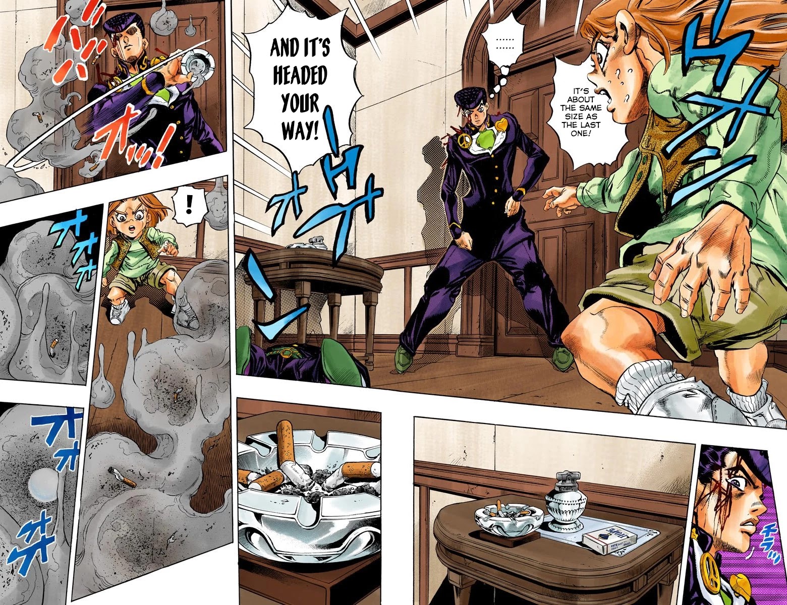 JoJo's Bizarre Adventure Part 4 - Diamond is Unbreakable (Official Colored) Chapter 167 page 3 - Chapter 167: Crazy Diamond is Unbreakable Part 5