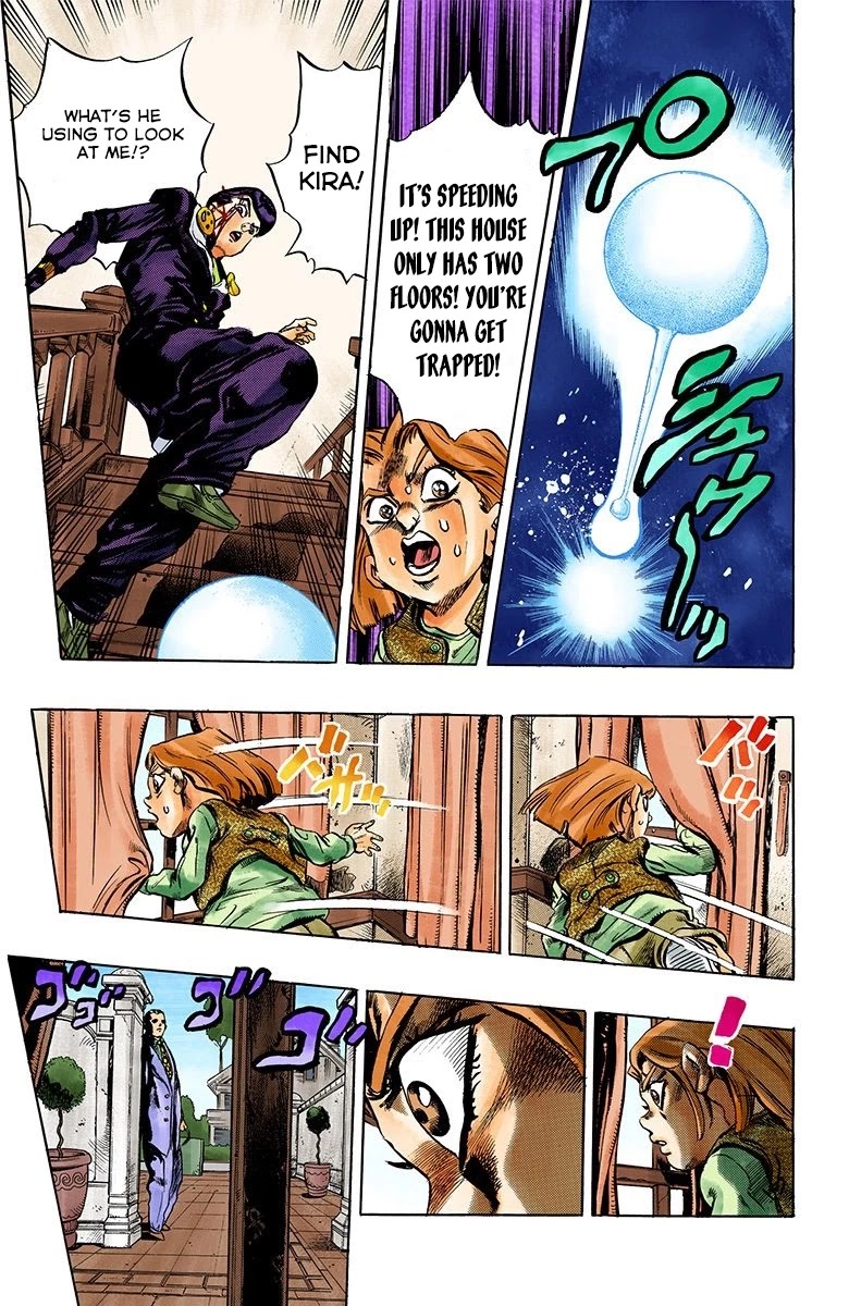 JoJo's Bizarre Adventure Part 4 - Diamond is Unbreakable (Official Colored) Chapter 167 page 9 - Chapter 167: Crazy Diamond is Unbreakable Part 5