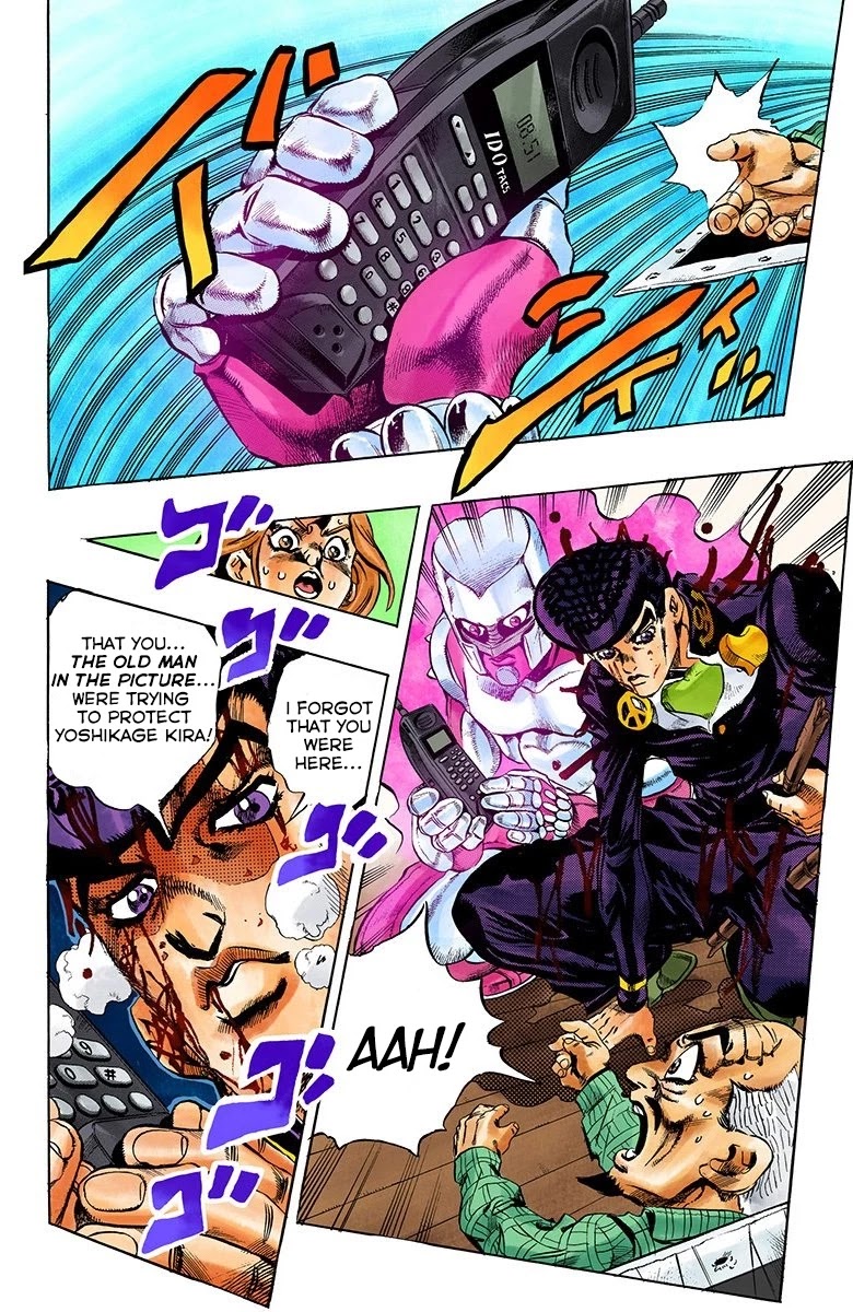 JoJo's Bizarre Adventure Part 4 - Diamond is Unbreakable (Official Colored) Chapter 168 page 13 - Chapter 168: Crazy Diamond is Unbreakable Part 6
