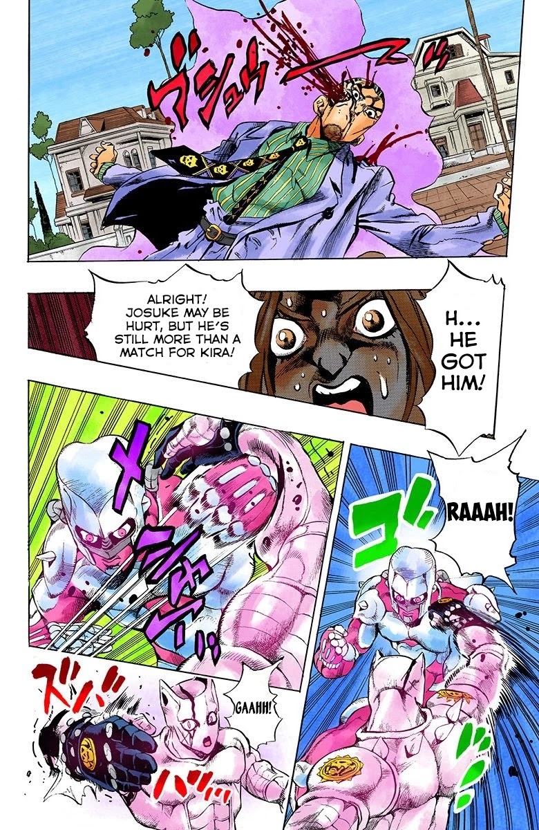 JoJo's Bizarre Adventure Part 4 - Diamond is Unbreakable (Official Colored) Chapter 169 page 12 - Chapter 169: Crazy Diamond is Unbreakable Part 7