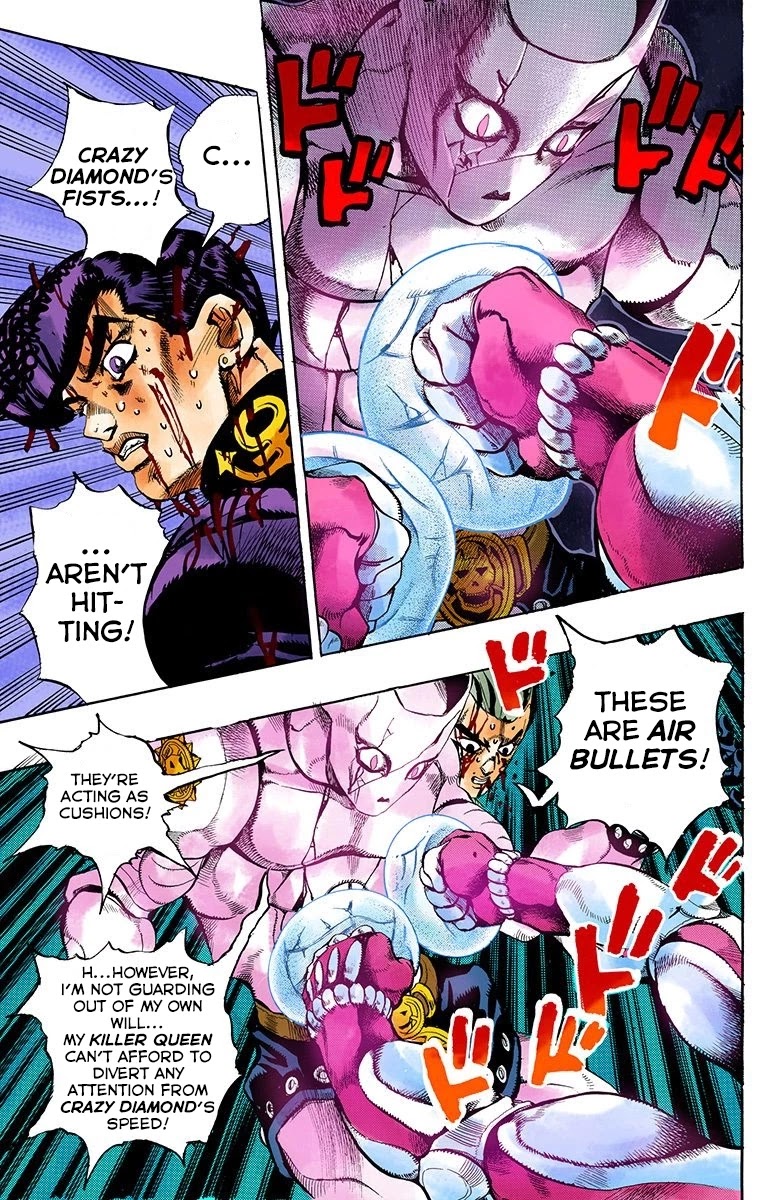 JoJo's Bizarre Adventure Part 4 - Diamond is Unbreakable (Official Colored) Chapter 169 page 17 - Chapter 169: Crazy Diamond is Unbreakable Part 7