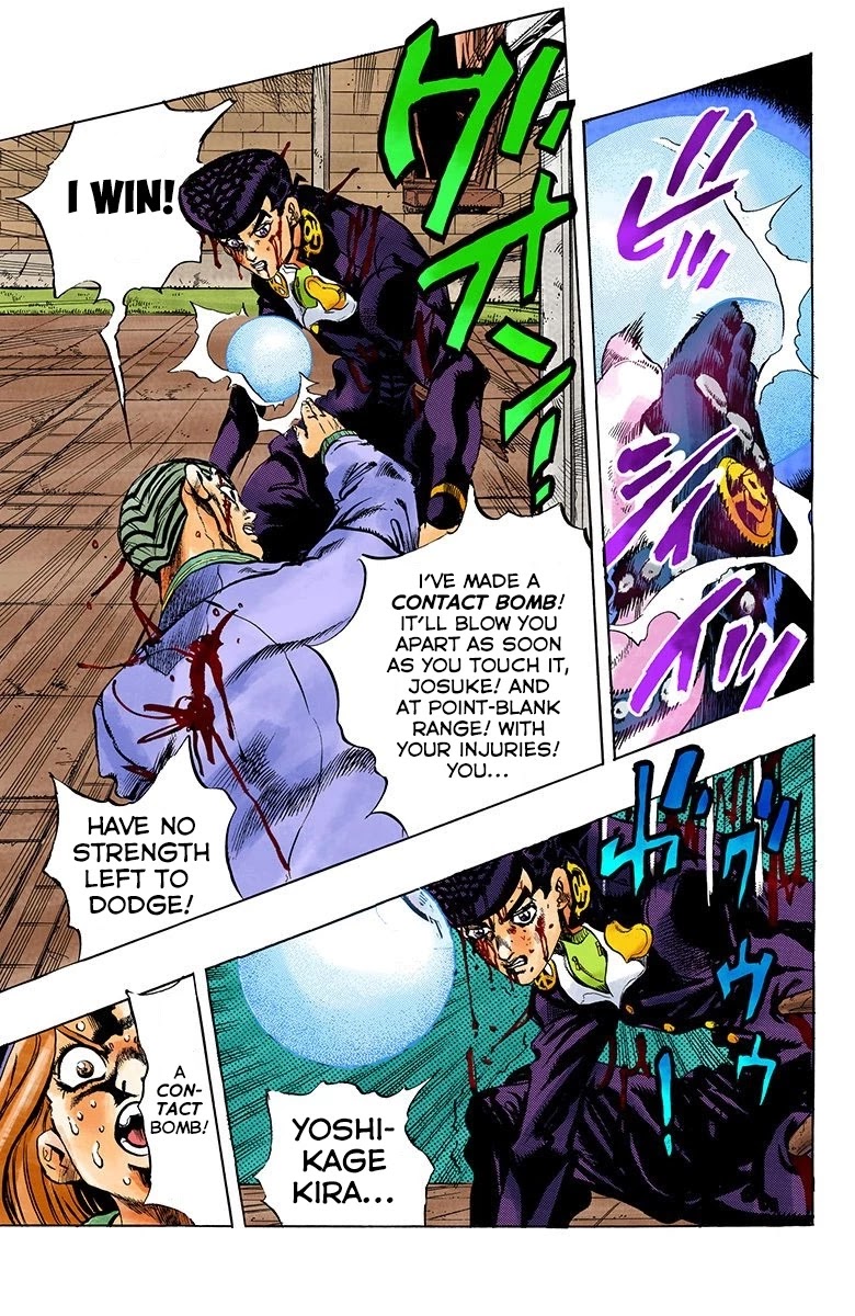 JoJo's Bizarre Adventure Part 4 - Diamond is Unbreakable (Official Colored) Chapter 169 page 19 - Chapter 169: Crazy Diamond is Unbreakable Part 7