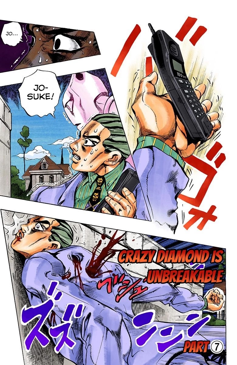 JoJo's Bizarre Adventure Part 4 - Diamond is Unbreakable (Official Colored) Chapter 169 page 2 - Chapter 169: Crazy Diamond is Unbreakable Part 7