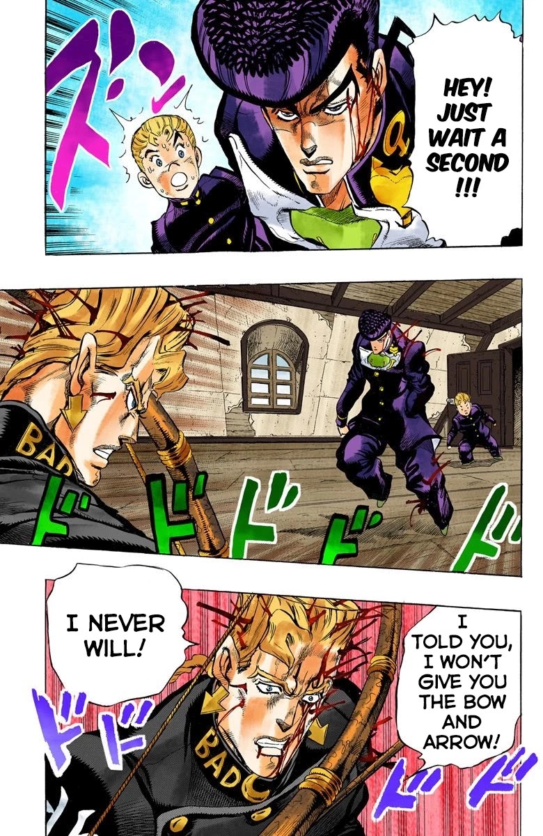 JoJo's Bizarre Adventure Part 4 - Diamond is Unbreakable (Official Colored) Chapter 17 page 14 - Chapter 17: The Nijimura Brothers - Part 9