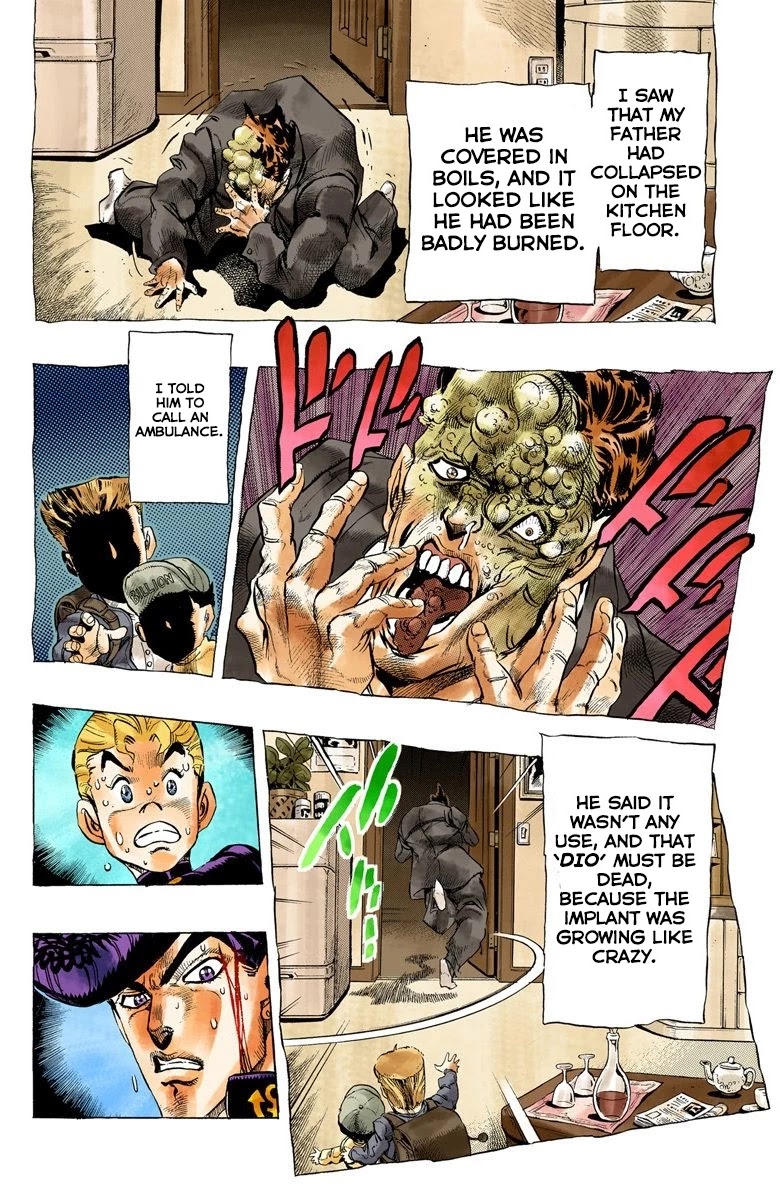 JoJo's Bizarre Adventure Part 4 - Diamond is Unbreakable (Official Colored) Chapter 17 page 7 - Chapter 17: The Nijimura Brothers - Part 9