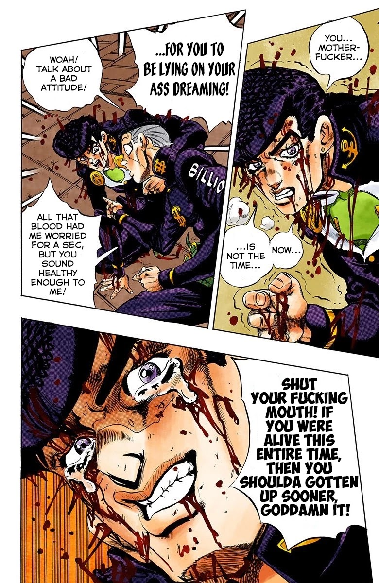 JoJo's Bizarre Adventure Part 4 - Diamond is Unbreakable (Official Colored) Chapter 170 page 10 - Chapter 170: Crazy Diamond is Unbreakable Part 8
