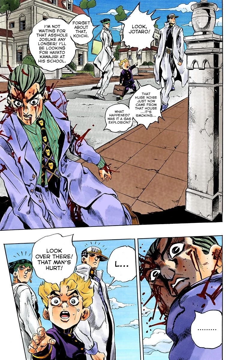 JoJo's Bizarre Adventure Part 4 - Diamond is Unbreakable (Official Colored) Chapter 170 page 15 - Chapter 170: Crazy Diamond is Unbreakable Part 8