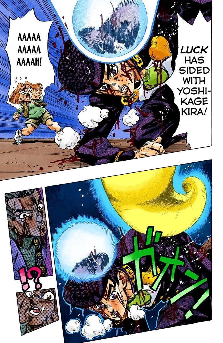 JoJo's Bizarre Adventure Part 4 - Diamond is Unbreakable (Official Colored) Chapter 170 page 4 - Chapter 170: Crazy Diamond is Unbreakable Part 8