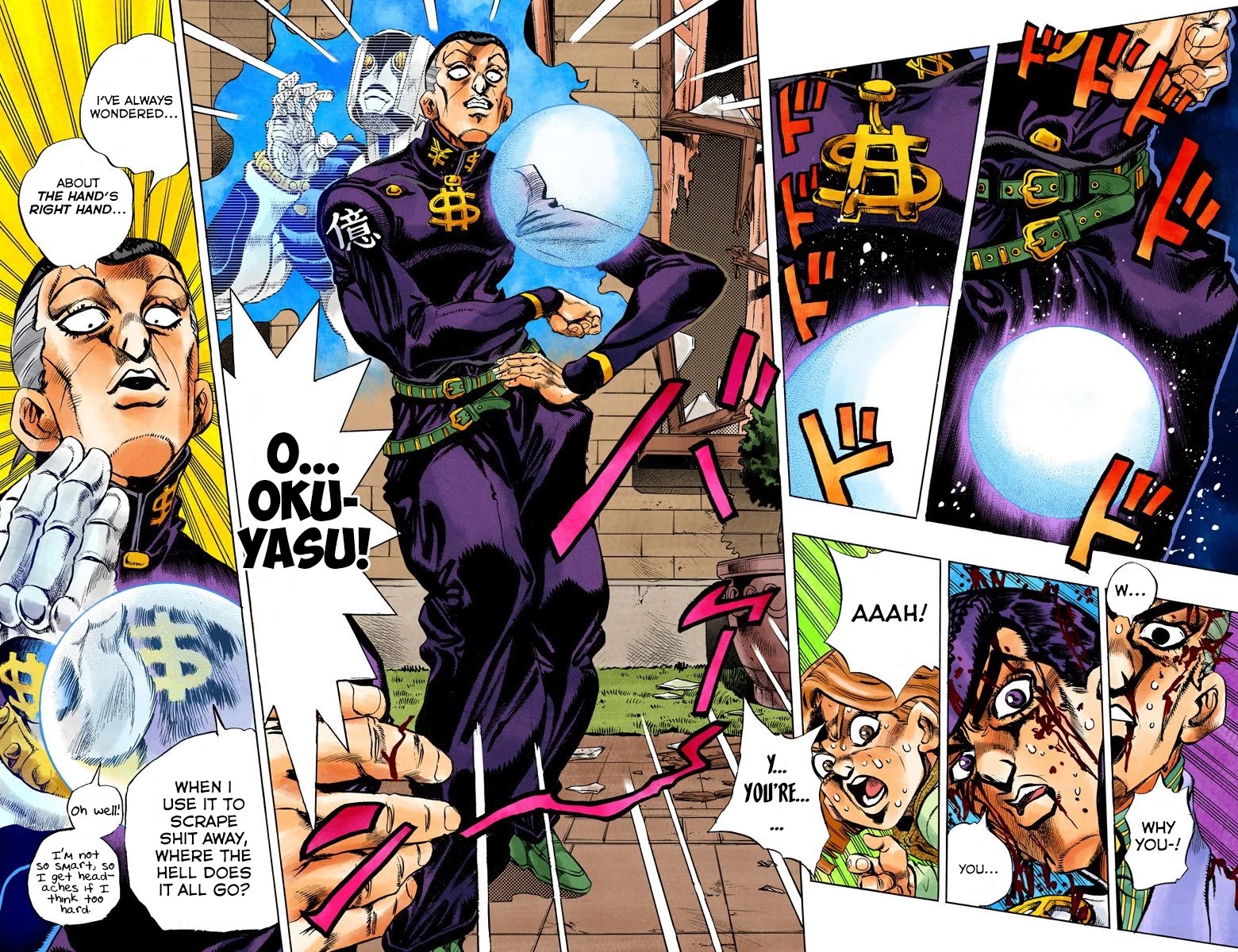 JoJo's Bizarre Adventure Part 4 - Diamond is Unbreakable (Official Colored) Chapter 170 page 7 - Chapter 170: Crazy Diamond is Unbreakable Part 8