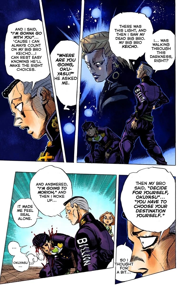 JoJo's Bizarre Adventure Part 4 - Diamond is Unbreakable (Official Colored) Chapter 170 page 9 - Chapter 170: Crazy Diamond is Unbreakable Part 8