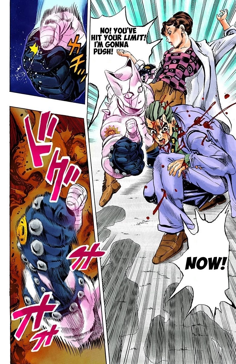 JoJo's Bizarre Adventure Part 4 - Diamond is Unbreakable (Official Colored) Chapter 171 page 15 - Chapter 171: Crazy Diamond is Unbreakable Part 9