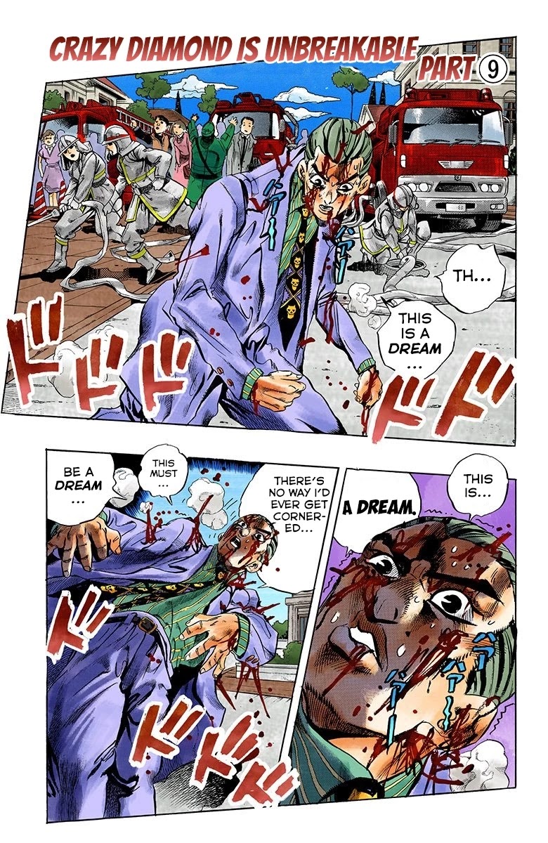 JoJo's Bizarre Adventure Part 4 - Diamond is Unbreakable (Official Colored) Chapter 171 page 2 - Chapter 171: Crazy Diamond is Unbreakable Part 9